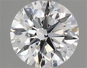 Picture of Natural Diamond 0.40 Carats, Round with Excellent Cut, F Color, VVS2 Clarity and Certified by GIA