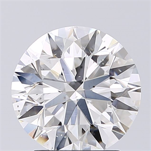 Picture of Natural Diamond 1.90 Carats, Round with Excellent Cut, H Color, SI1 Clarity and Certified by GIA