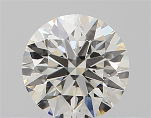 Picture of Natural Diamond 0.40 Carats, Round with Excellent Cut, I Color, VS1 Clarity and Certified by GIA