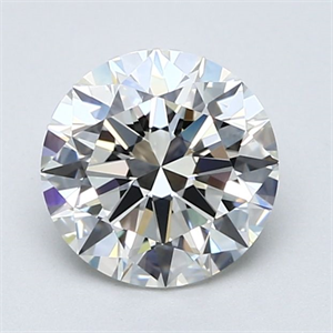 Picture of Natural Diamond 1.80 Carats, Round with Excellent Cut, H Color, VVS1 Clarity and Certified by GIA