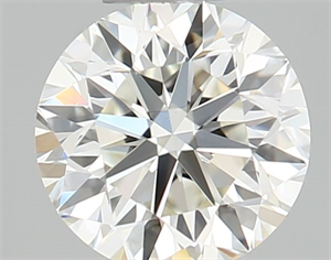 Picture of Natural Diamond 0.40 Carats, Round with Very Good Cut, K Color, VS2 Clarity and Certified by GIA