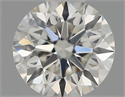 Natural Diamond 0.40 Carats, Round with Excellent Cut, G Color, VS2 Clarity and Certified by IGI