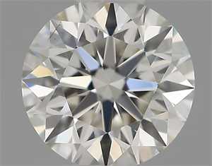 Picture of Natural Diamond 0.40 Carats, Round with Excellent Cut, G Color, VS2 Clarity and Certified by IGI