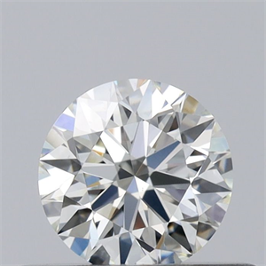 Picture of Natural Diamond 0.40 Carats, Round with Excellent Cut, K Color, VS1 Clarity and Certified by GIA