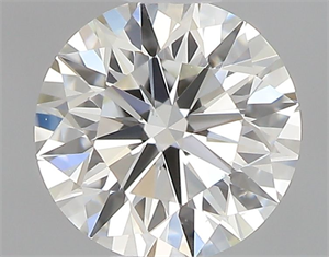 Picture of Natural Diamond 0.40 Carats, Round with Excellent Cut, I Color, VS2 Clarity and Certified by GIA