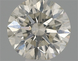 Picture of Natural Diamond 0.40 Carats, Round with Excellent Cut, I Color, SI2 Clarity and Certified by IGI