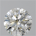 Natural Diamond 2.01 Carats, Round with Excellent Cut, I Color, VVS2 Clarity and Certified by GIA