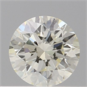 Natural Diamond 0.40 Carats, Round with Excellent Cut, K Color, VS2 Clarity and Certified by GIA