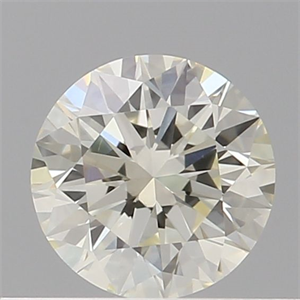 Picture of Natural Diamond 0.40 Carats, Round with Excellent Cut, K Color, VS2 Clarity and Certified by GIA