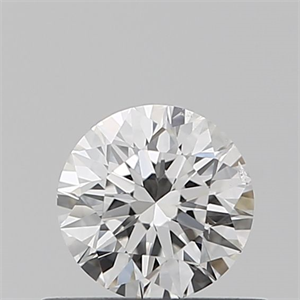 Picture of Natural Diamond 0.40 Carats, Round with Excellent Cut, F Color, I1 Clarity and Certified by GIA