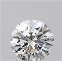 Natural Diamond 0.40 Carats, Round with Excellent Cut, F Color, SI1 Clarity and Certified by GIA