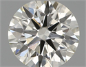 Natural Diamond 0.43 Carats, Round with Excellent Cut, I Color, VS2 Clarity and Certified by IGI