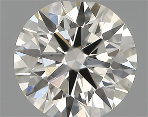 Picture of Natural Diamond 0.43 Carats, Round with Excellent Cut, I Color, VS2 Clarity and Certified by IGI