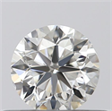 Natural Diamond 0.40 Carats, Round with Very Good Cut, I Color, SI1 Clarity and Certified by GIA