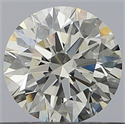 Natural Diamond 0.50 Carats, Round with Excellent Cut, I Color, VS2 Clarity and Certified by GIA