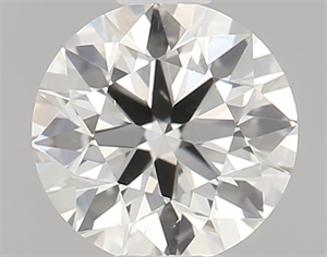 Picture of Natural Diamond 0.50 Carats, Round with Excellent Cut, K Color, VS2 Clarity and Certified by GIA