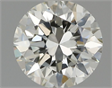 Natural Diamond 0.50 Carats, Round with Very Good Cut, K Color, VVS1 Clarity and Certified by GIA