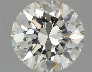 Picture of Natural Diamond 0.50 Carats, Round with Very Good Cut, K Color, VVS1 Clarity and Certified by GIA