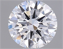 Natural Diamond 0.40 Carats, Round with Excellent Cut, F Color, SI1 Clarity and Certified by GIA