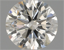 Natural Diamond 0.50 Carats, Round with Very Good Cut, H Color, SI2 Clarity and Certified by IGI