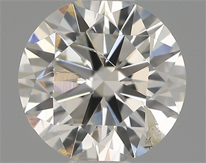 Picture of Natural Diamond 0.50 Carats, Round with Very Good Cut, H Color, SI2 Clarity and Certified by IGI