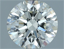 Natural Diamond 1.90 Carats, Round with Excellent Cut, I Color, VVS2 Clarity and Certified by IGI