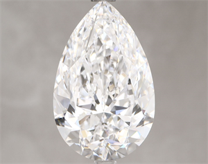 Picture of Natural Diamond 4.02 Carats, Pear with  Cut, D Color, VVS1 Clarity and Certified by GIA