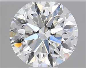 Picture of Natural Diamond 0.40 Carats, Round with Very Good Cut, G Color, SI1 Clarity and Certified by GIA