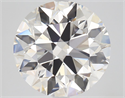 Natural Diamond 3.81 Carats, Round with Excellent Cut, J Color, VVS1 Clarity and Certified by GIA