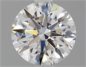 Natural Diamond 1.50 Carats, Round with Excellent Cut, F Color, VVS2 Clarity and Certified by GIA