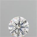 Natural Diamond 2.01 Carats, Round with Excellent Cut, H Color, VVS2 Clarity and Certified by GIA