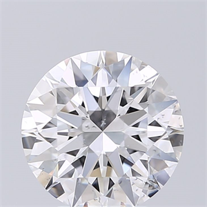 Picture of Natural Diamond 3.02 Carats, Round with Excellent Cut, E Color, SI2 Clarity and Certified by GIA