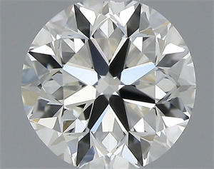 Picture of Natural Diamond 0.50 Carats, Round with Very Good Cut, I Color, VVS2 Clarity and Certified by GIA