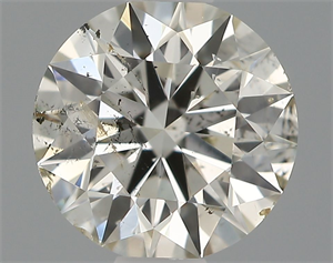 Picture of Natural Diamond 0.62 Carats, Round with Excellent Cut, J Color, SI2 Clarity and Certified by IGI