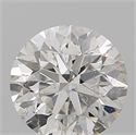 Natural Diamond 0.50 Carats, Round with Very Good Cut, H Color, I1 Clarity and Certified by GIA