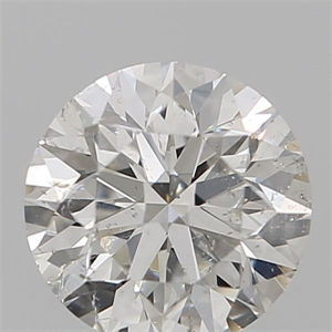 Picture of Natural Diamond 0.50 Carats, Round with Very Good Cut, H Color, I1 Clarity and Certified by GIA