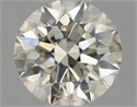 Natural Diamond 0.40 Carats, Round with Excellent Cut, I Color, SI2 Clarity and Certified by IGI