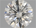 Natural Diamond 0.43 Carats, Round with Excellent Cut, H Color, VS1 Clarity and Certified by IGI