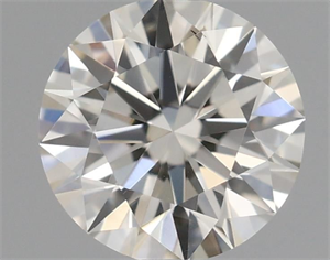 Picture of Natural Diamond 0.43 Carats, Round with Excellent Cut, H Color, VS1 Clarity and Certified by IGI