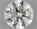 Natural Diamond 0.45 Carats, Round with Excellent Cut, I Color, VVS2 Clarity and Certified by IGI