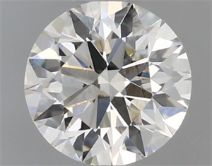 Picture of Natural Diamond 0.45 Carats, Round with Excellent Cut, I Color, VVS2 Clarity and Certified by IGI