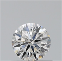 Natural Diamond 0.41 Carats, Round with Excellent Cut, F Color, SI2 Clarity and Certified by GIA