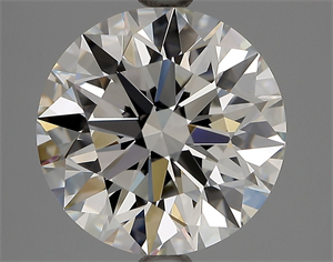 Picture of Natural Diamond 3.11 Carats, Round with Excellent Cut, G Color, IF Clarity and Certified by GIA