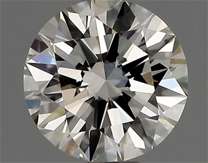 Picture of Natural Diamond 0.50 Carats, Round with Excellent Cut, K Color, VS1 Clarity and Certified by GIA