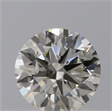 Natural Diamond 0.50 Carats, Round with Excellent Cut, K Color, SI1 Clarity and Certified by GIA