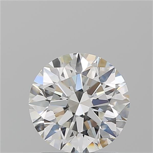 Picture of Natural Diamond 1.73 Carats, Round with Excellent Cut, G Color, IF Clarity and Certified by GIA