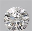 Natural Diamond 0.60 Carats, Round with Excellent Cut, I Color, SI2 Clarity and Certified by GIA