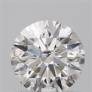 Picture of Natural Diamond 0.60 Carats, Round with Excellent Cut, I Color, SI2 Clarity and Certified by GIA