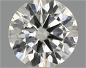 Natural Diamond 0.40 Carats, Round with Excellent Cut, H Color, SI2 Clarity and Certified by IGI