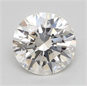 Natural Diamond 0.40 Carats, Round with Excellent Cut, H Color, VVS2 Clarity and Certified by GIA